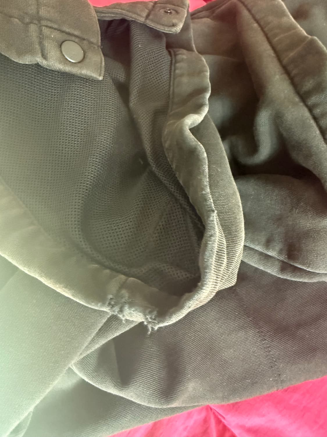 폴리테루 웜업스웻 블리치드 블랙 4사이즈 상품이미지3