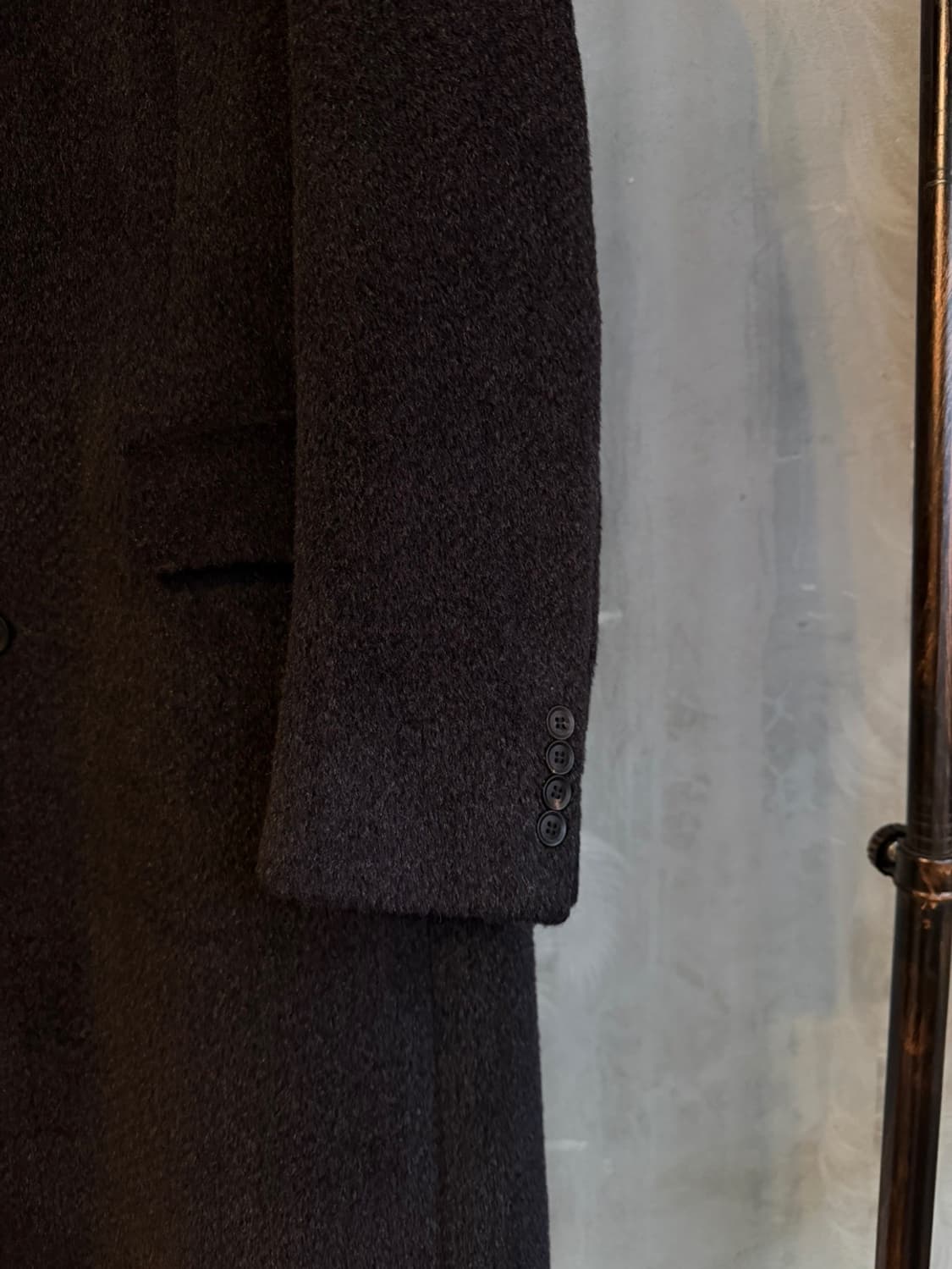 알베로 알파카 체스터필드 코트 100 상품이미지4