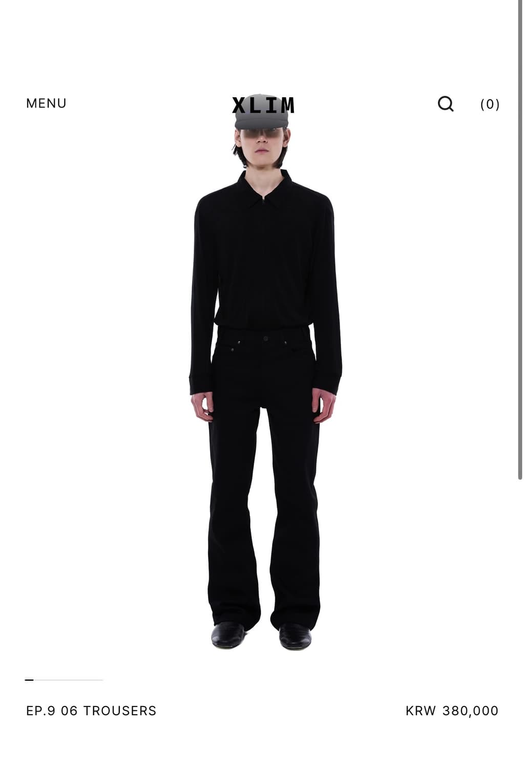 엑슬림 Xlim EP.9 06 TROUSERS M사이즈 상품이미지1