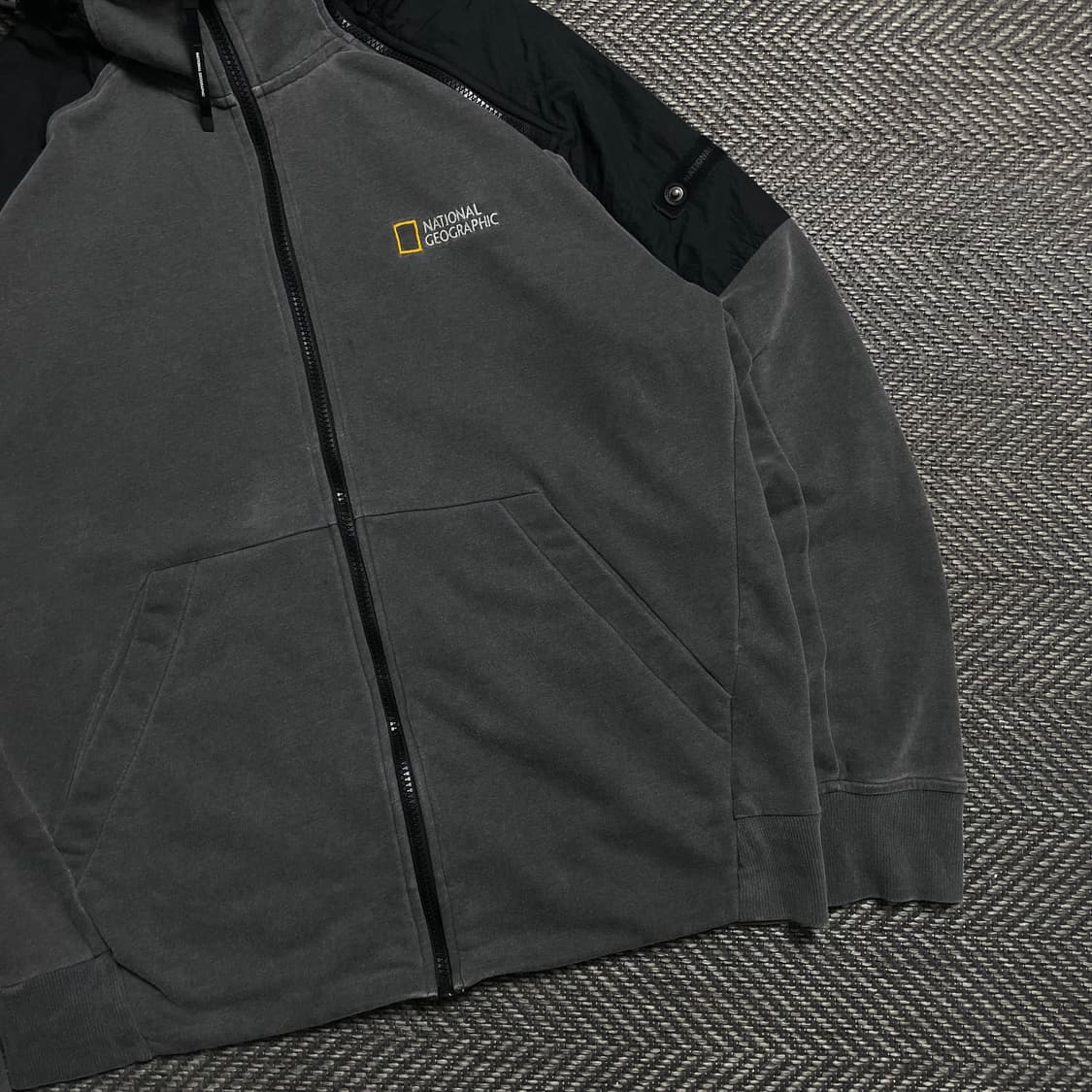 내셔널지오그래픽 나일론 배색 디테일 후드집업y 5255 상품이미지3