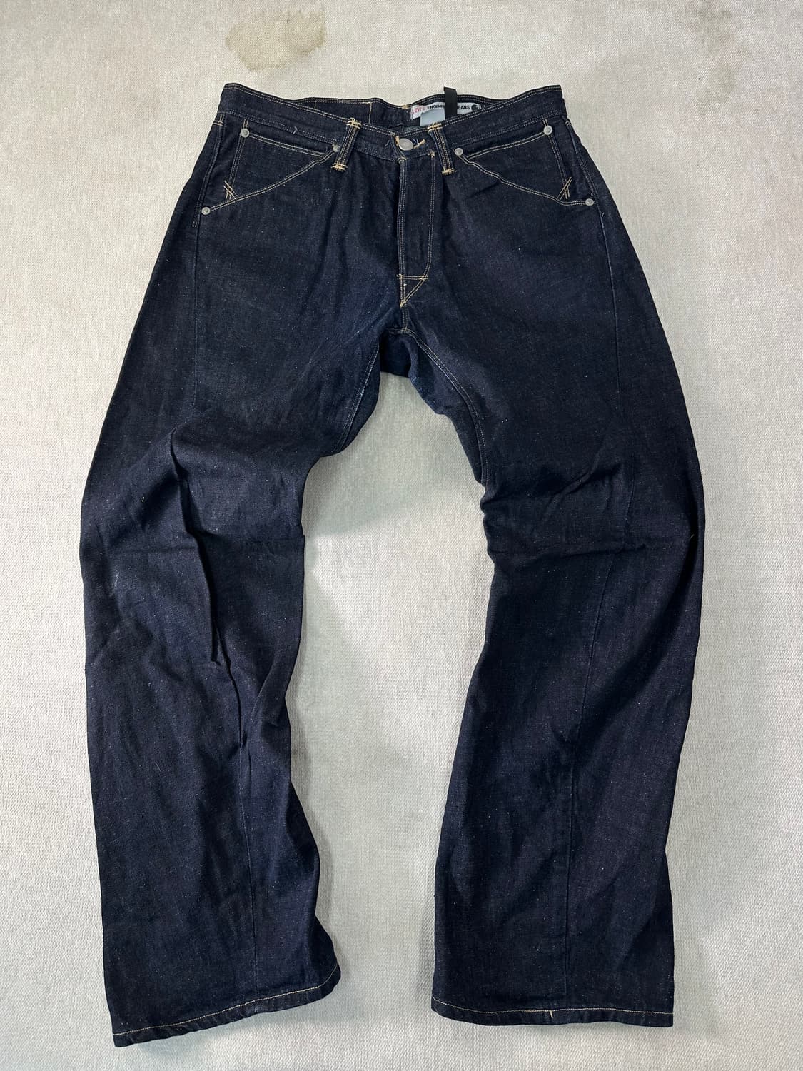 34 리바이스 00s 엔지니어드 진 3RD 백신치 진청 데님 팬츠 상품이미지2