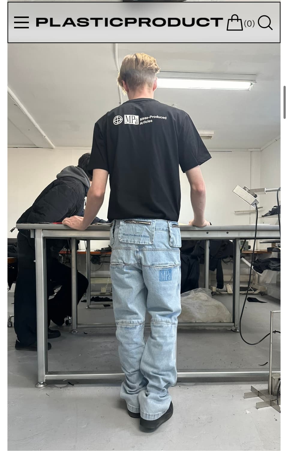 MPa BAG PANTS (STEEL BLUE) S사이즈 상품이미지2