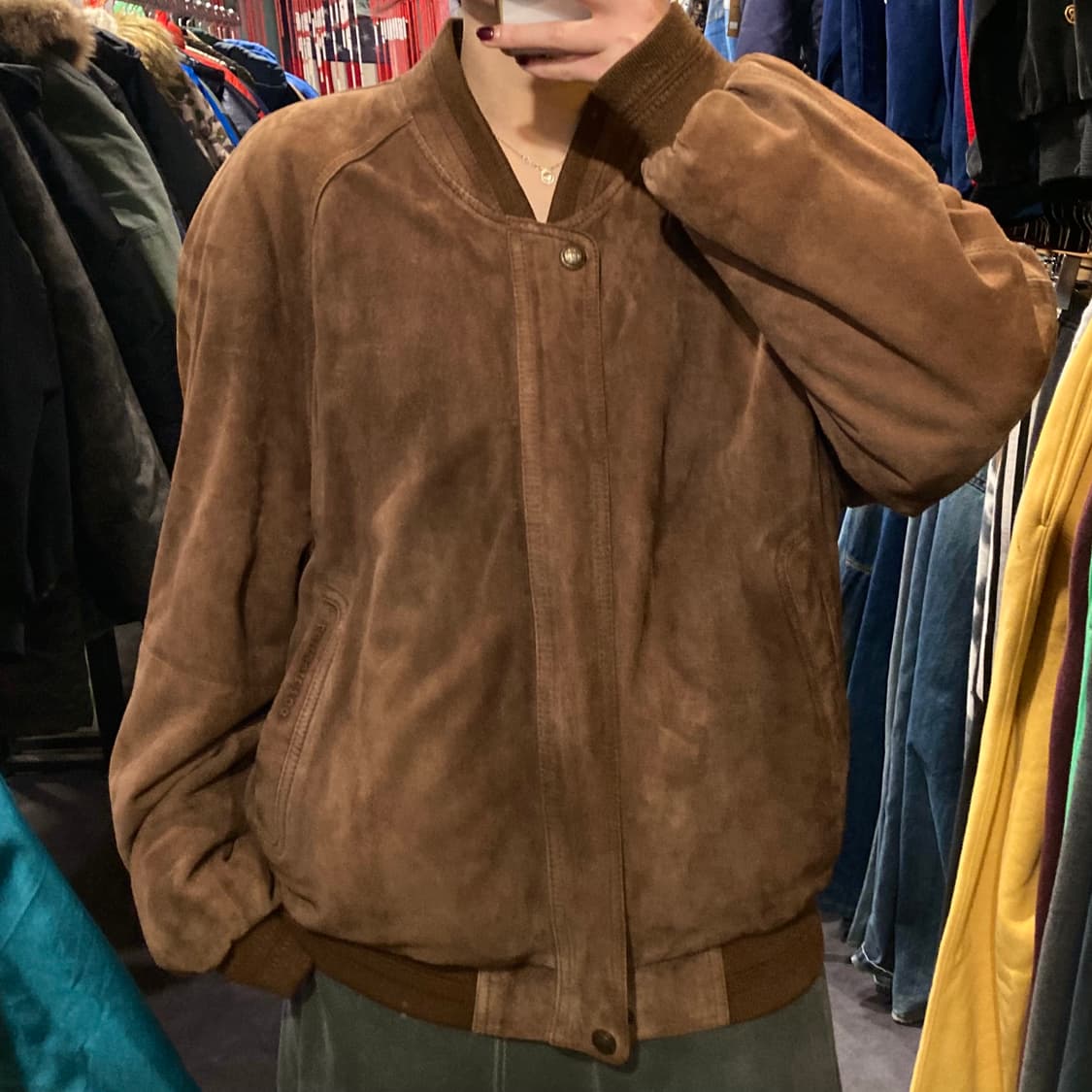 [IM]런던포그 양가죽 100 스웨이드 자켓 상품이미지1