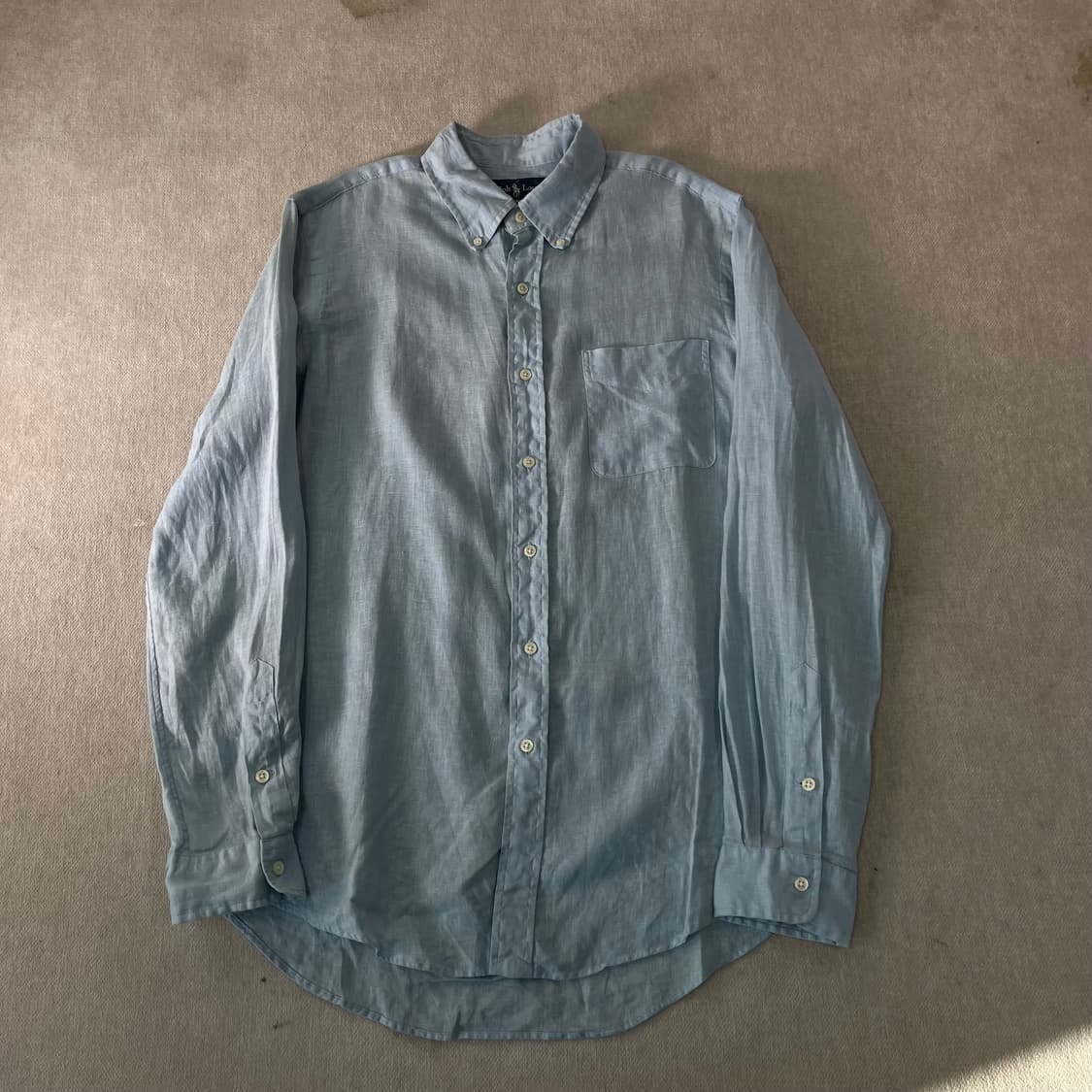 100 폴로랄프로렌 린넨 포켓 셔츠 상품이미지1