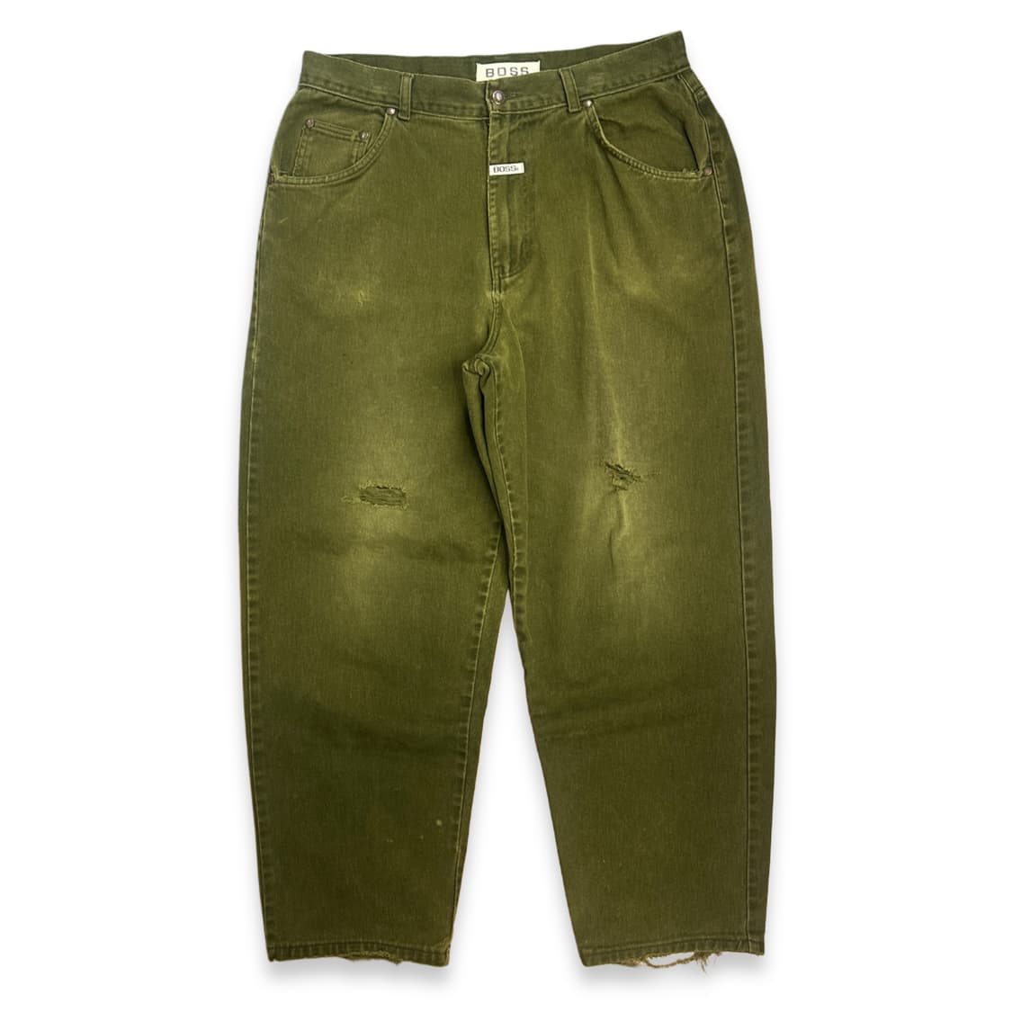 90s BOSS 페이디드 배기핏 데님 팬츠 36 상품이미지1