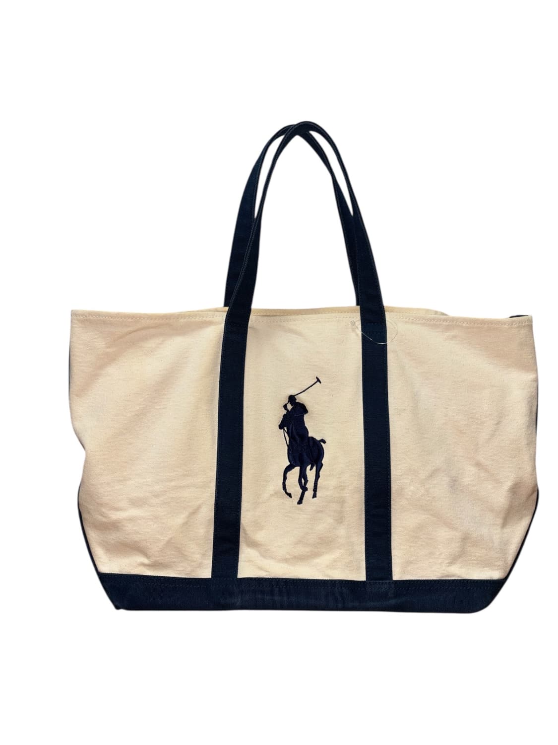 폴로 랄프로렌 아이보리 캔버스 토트백 상품이미지6