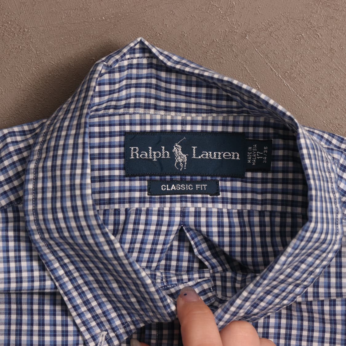 폴로 랄프로렌 깅엄체크 셔츠 A1377 상품이미지3
