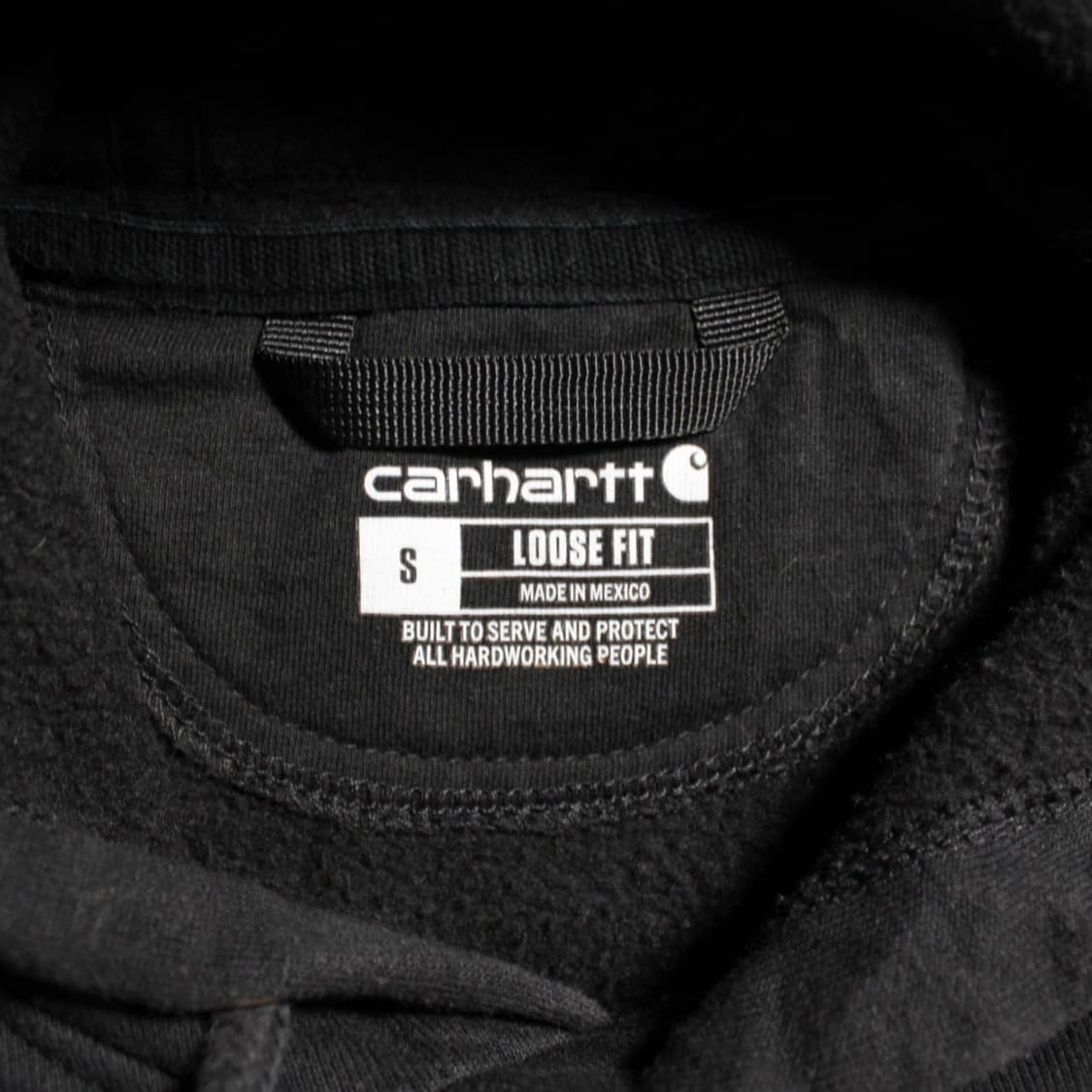 Carhartt 칼하트 블랙 기모 후드티  상품이미지3