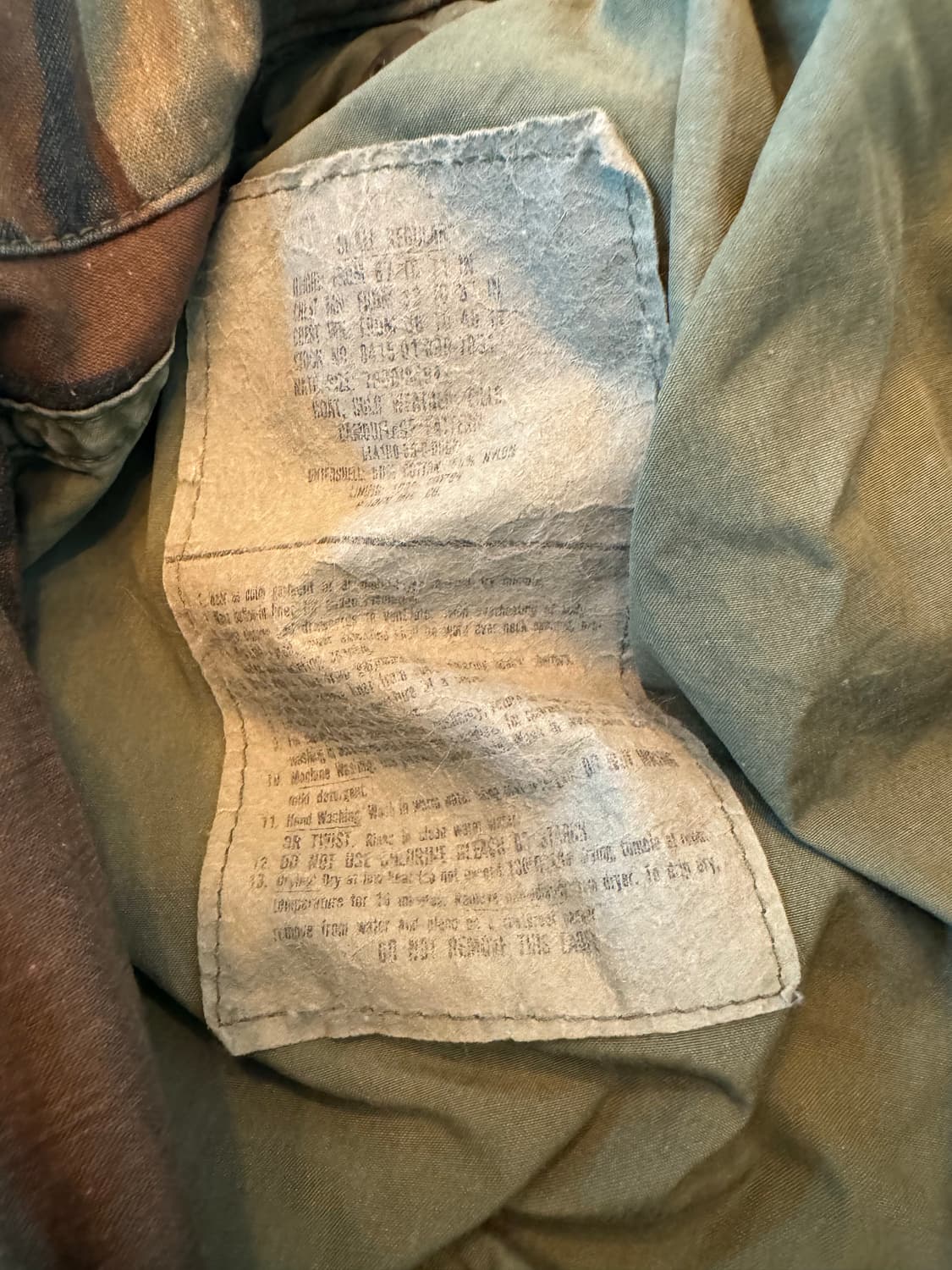 85년식 미군 실물 M65 필드 자켓 상품이미지2