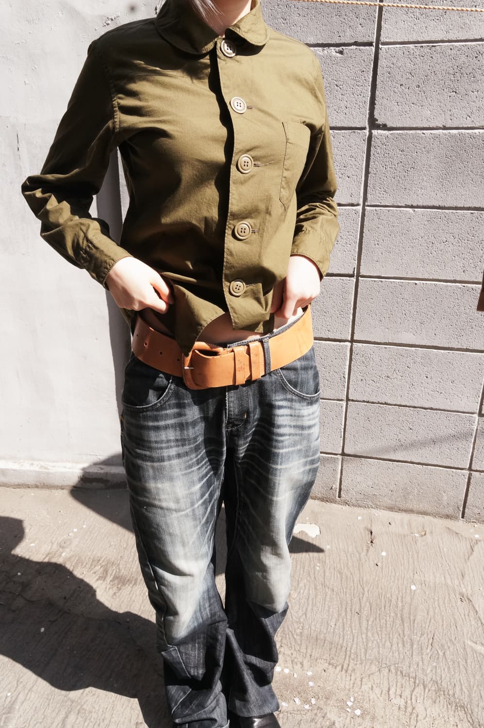 꼼데가르송 와이드 벨트 상품이미지3