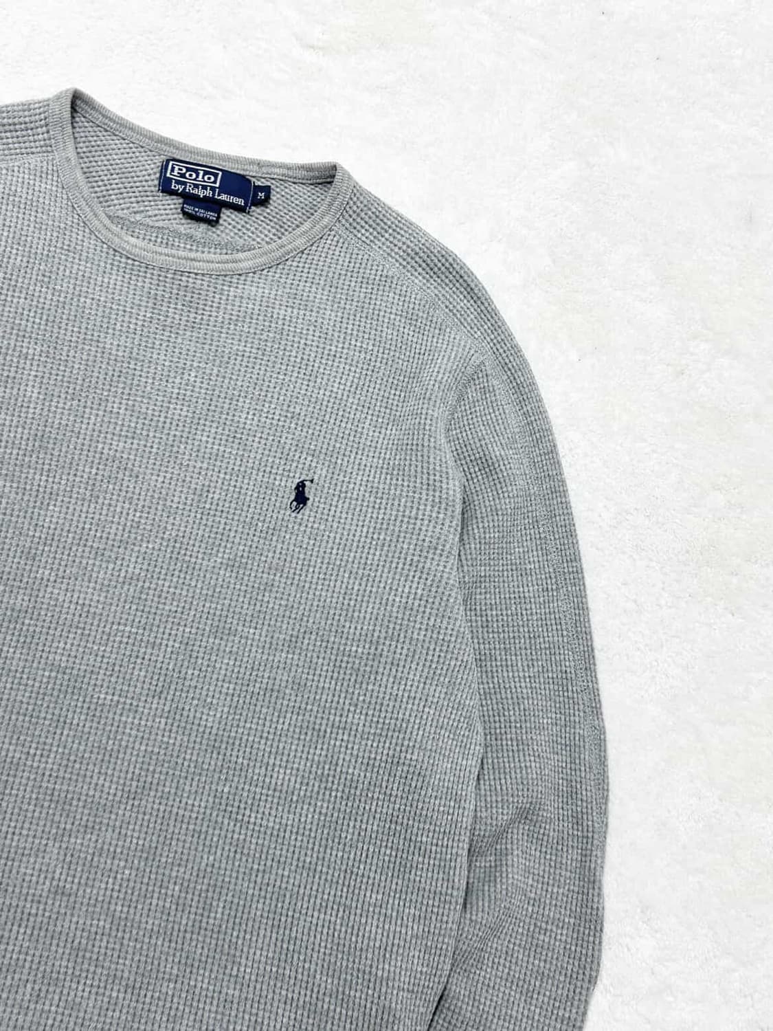 폴로 그레이 와플 롱슬리브 상품이미지6