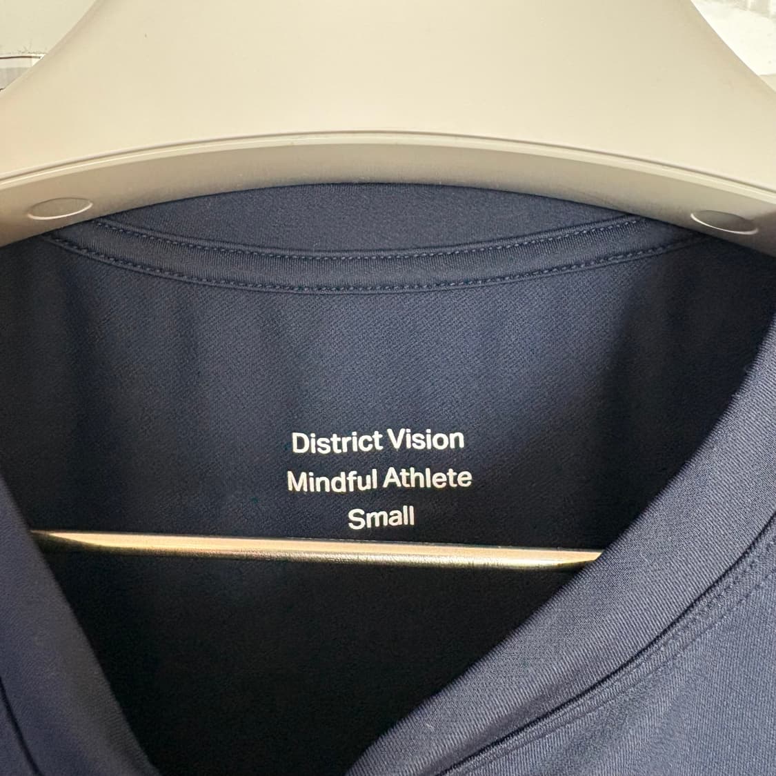 [S] 디스트릭트비전 알로에 숏슬리브 네이비 상품이미지2