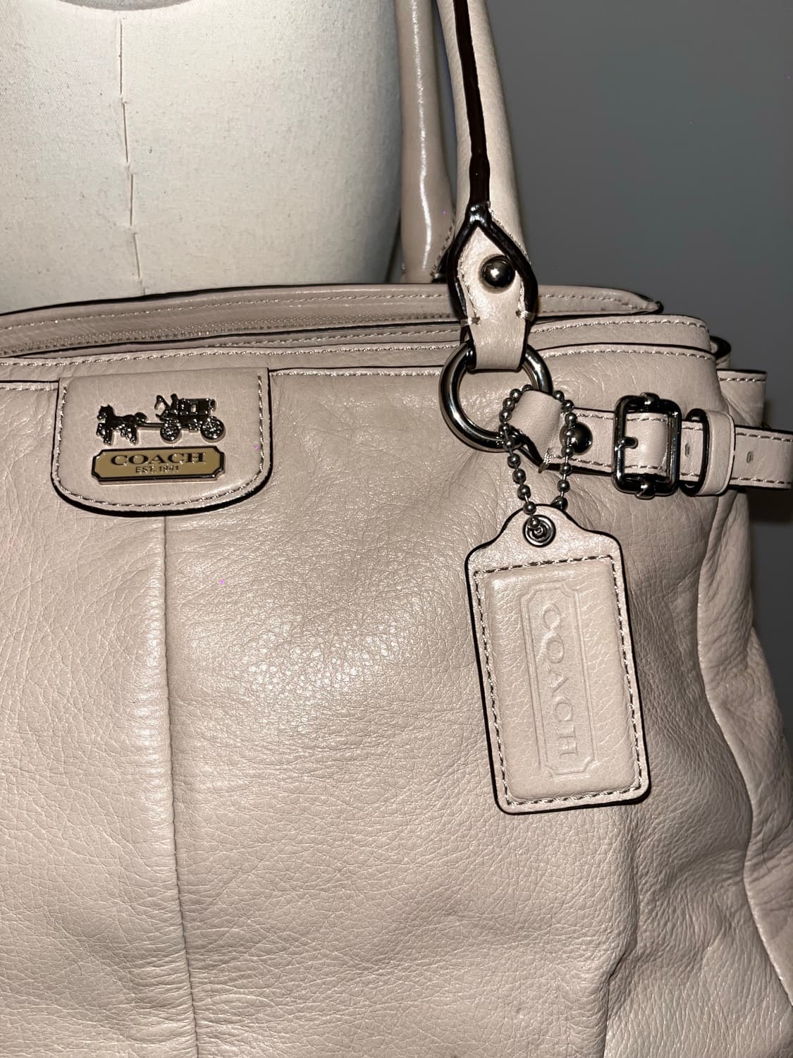 Coach beige pink shoulder bag 상품이미지4