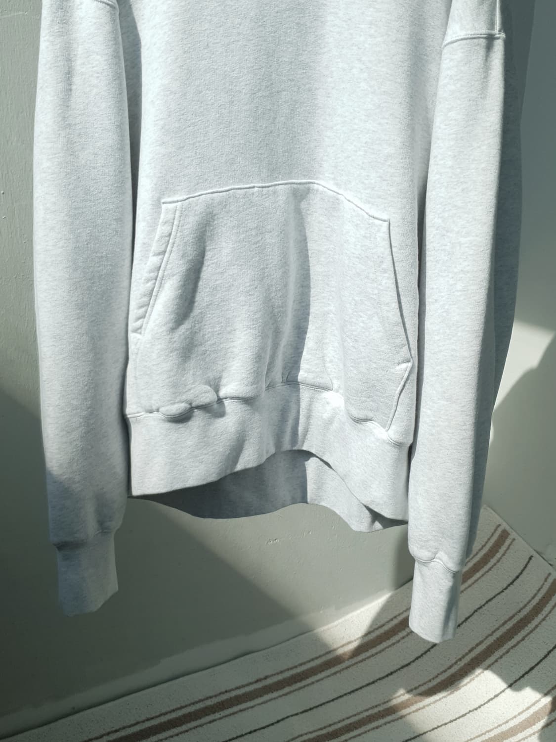 Yeezy Season4 light heather grey hoodie 상품이미지4