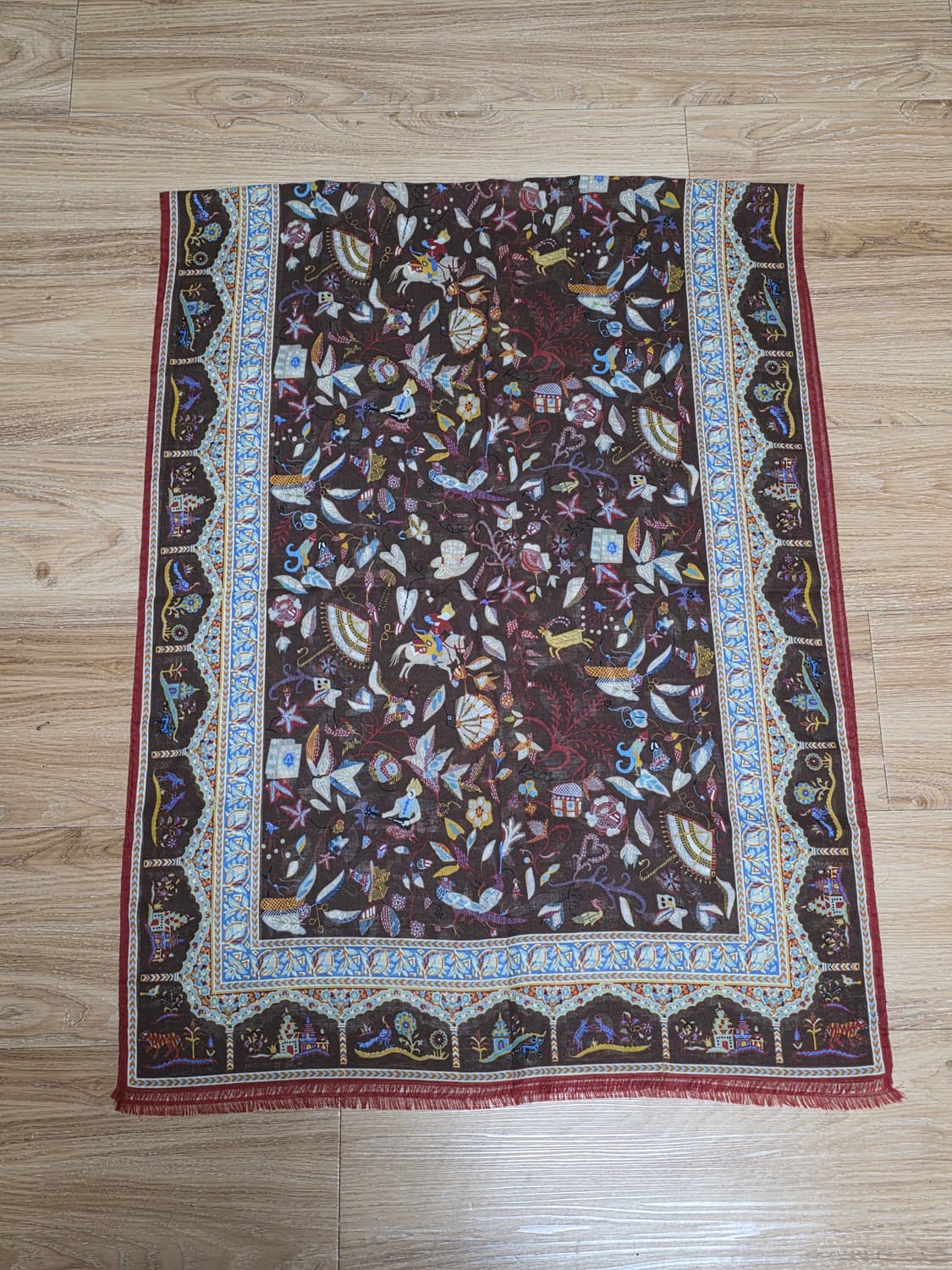 택포30만)25fw드레익스 브라운 무갈 스카프 상품이미지1