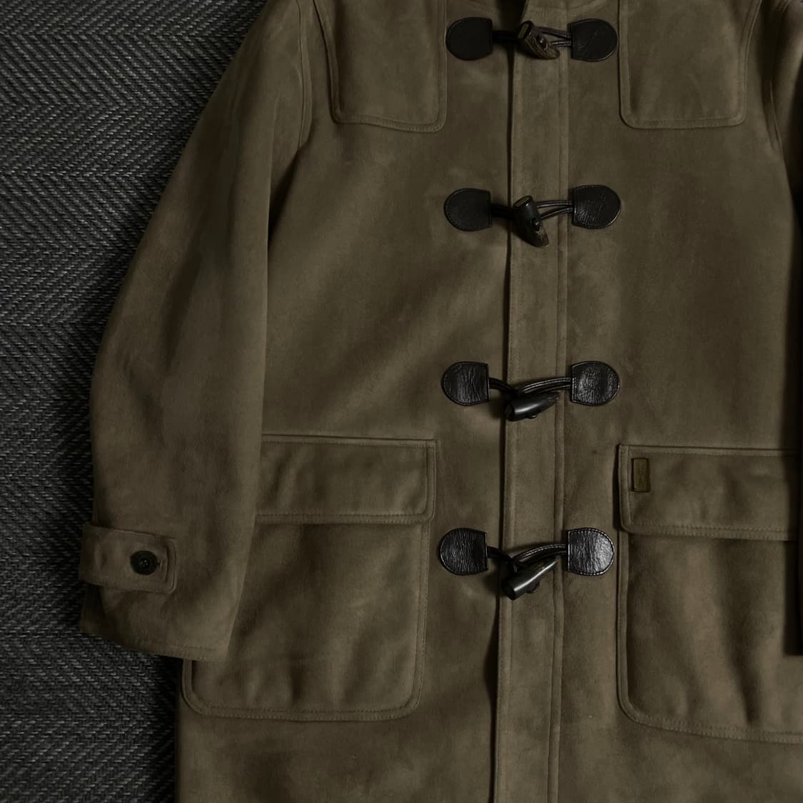 리바이스 USA 오리지날 스웨이드 양털 더플 롱코트y 3260 상품이미지4