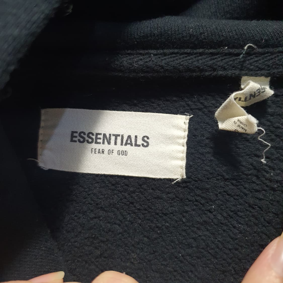 피어오브갓 에센셜 기모 더 코어 후드티  상품이미지4