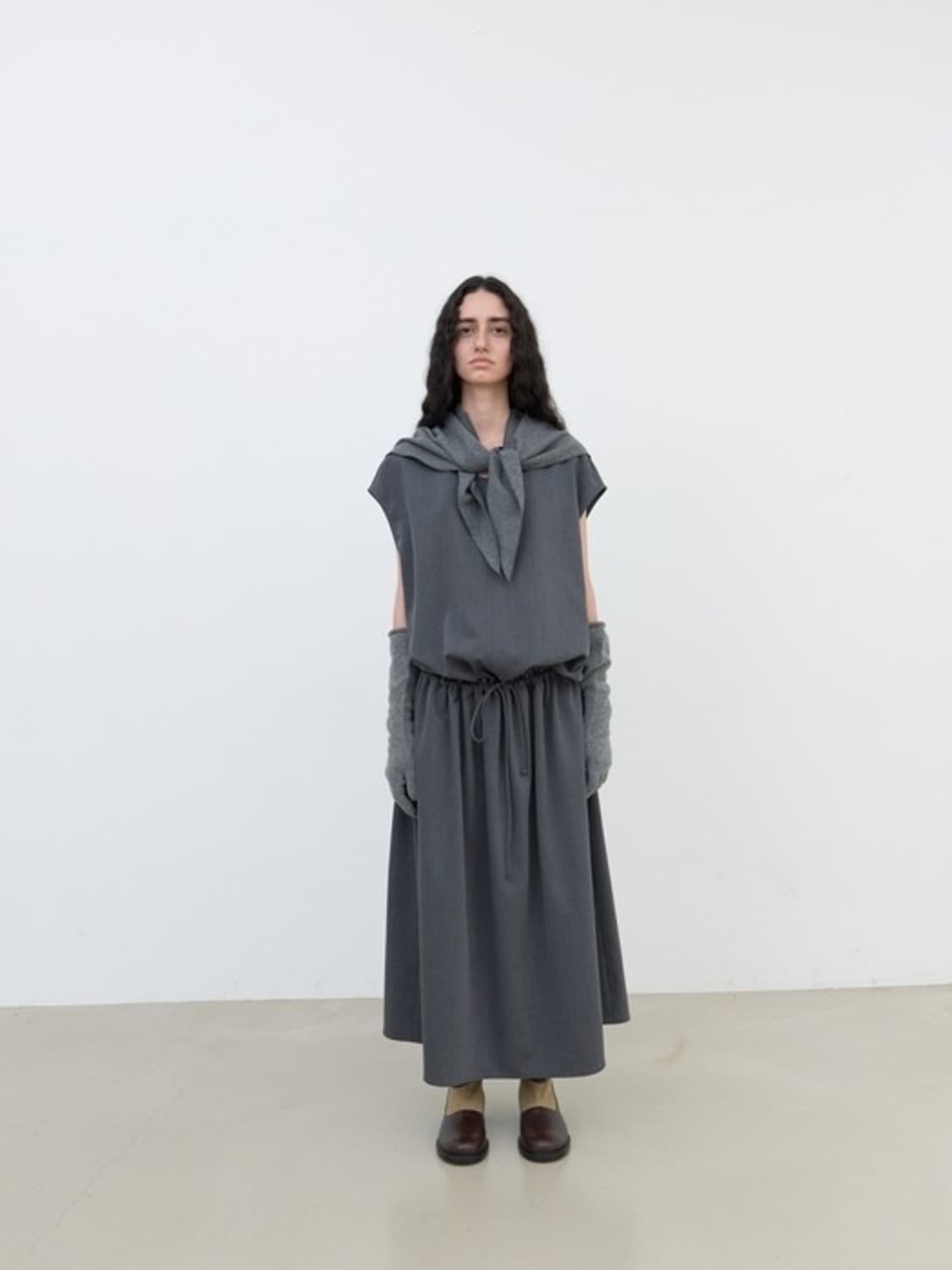 [새상품] 에토스 waist banded dress 상품이미지1