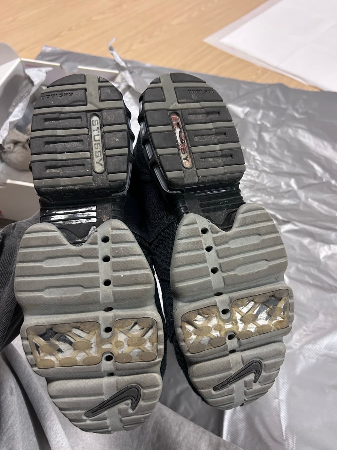 나이키x스투시 스피리돈 케이지2 블랙 275 상품이미지4