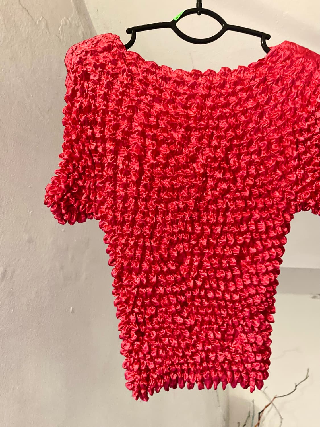 오글뽀글 레드 탑 상품이미지6