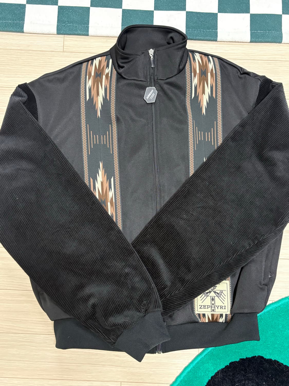 캐피탈 스무스 저지 코치 & 제피르 트랙 자켓 블랙 4사이즈 상품이미지2