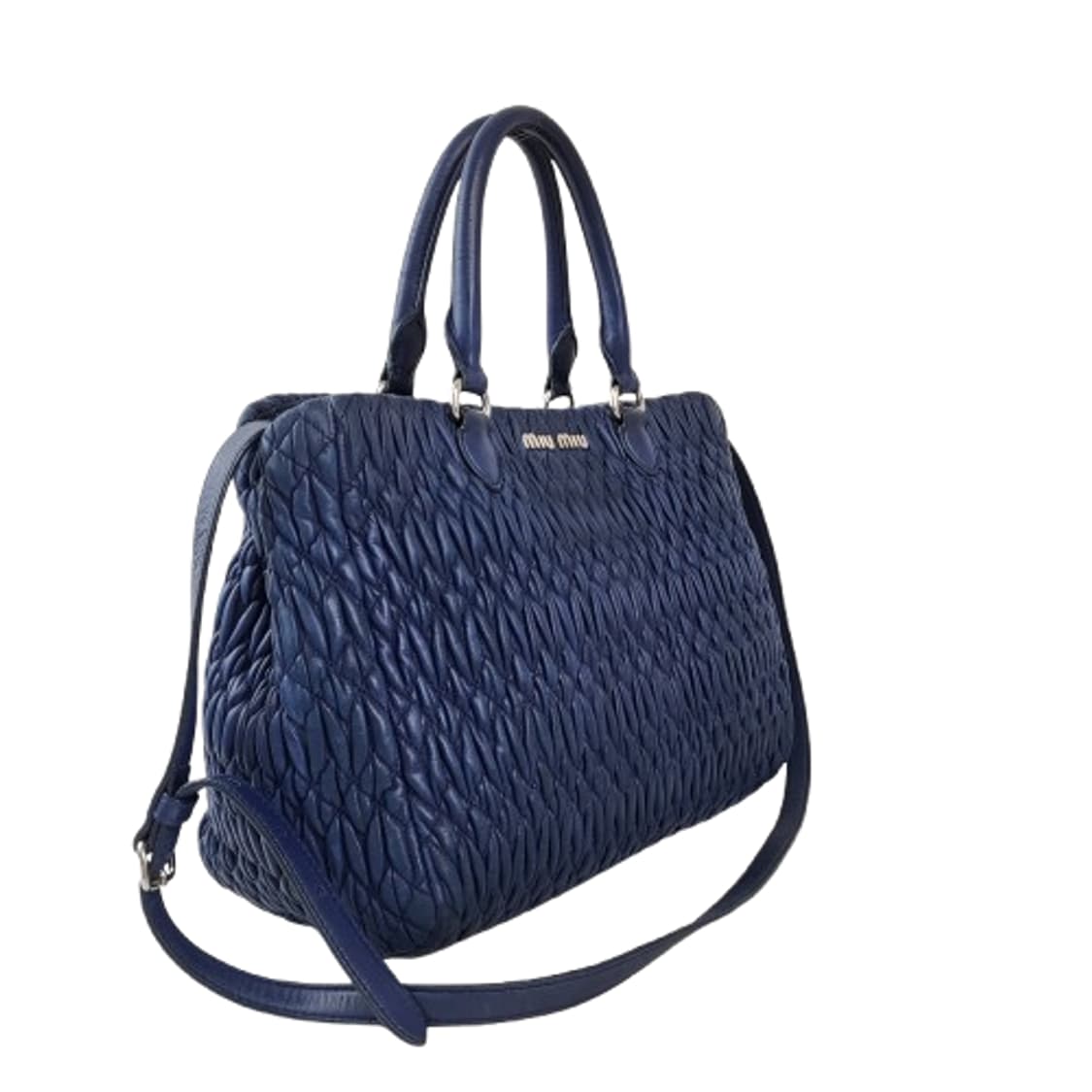 정품 미우미우 마테라쎄 나파가죽 크리스탈백 상품이미지2