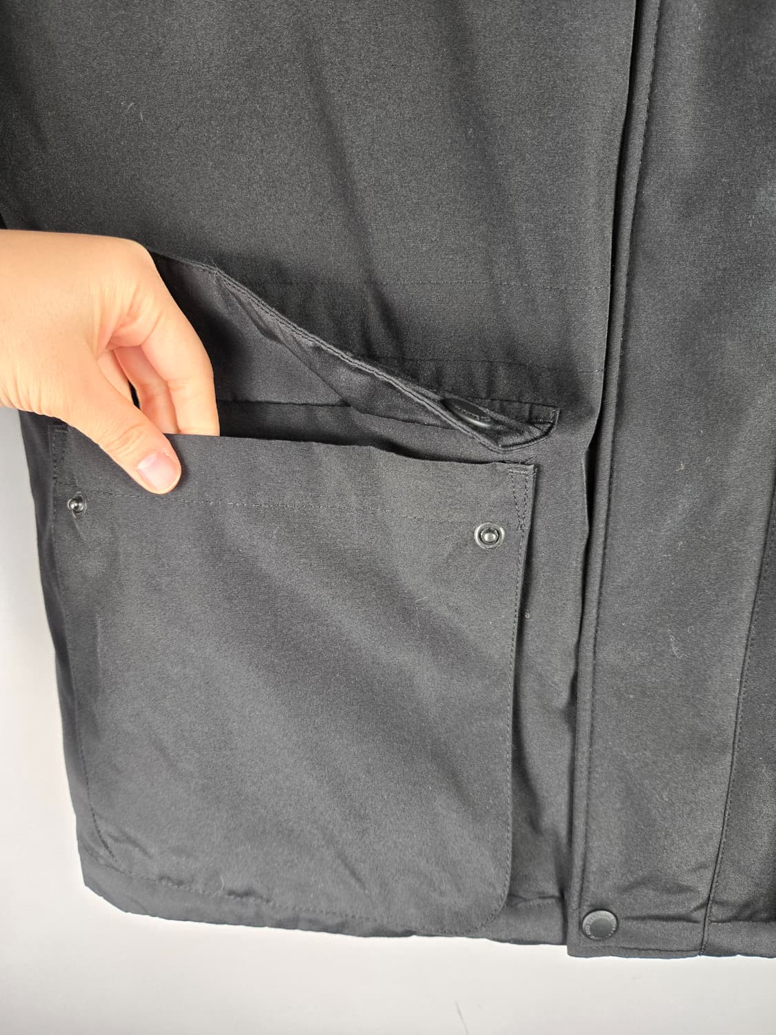 [무료배송]클럽 캠브리지 95 남성 라쿤퍼 덕 다운 패딩 점퍼 블랙 상품이미지5