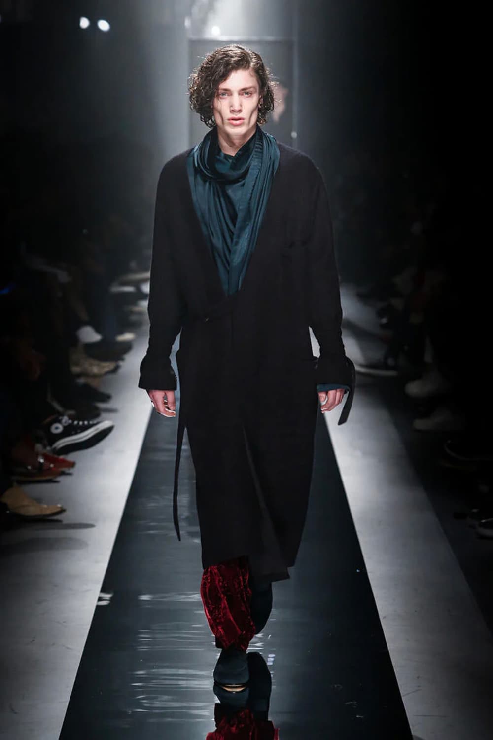 Bed J.W. Ford 17A/W Dark Brown Kimono Wr 상품이미지1
