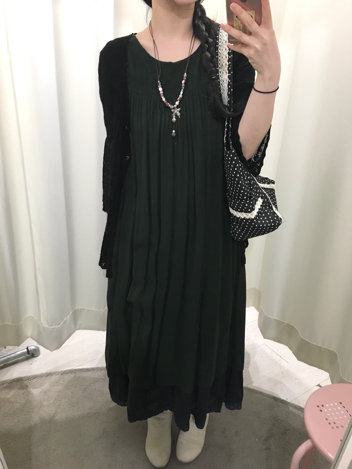 Hagumi Embroidered Dress 상품이미지4