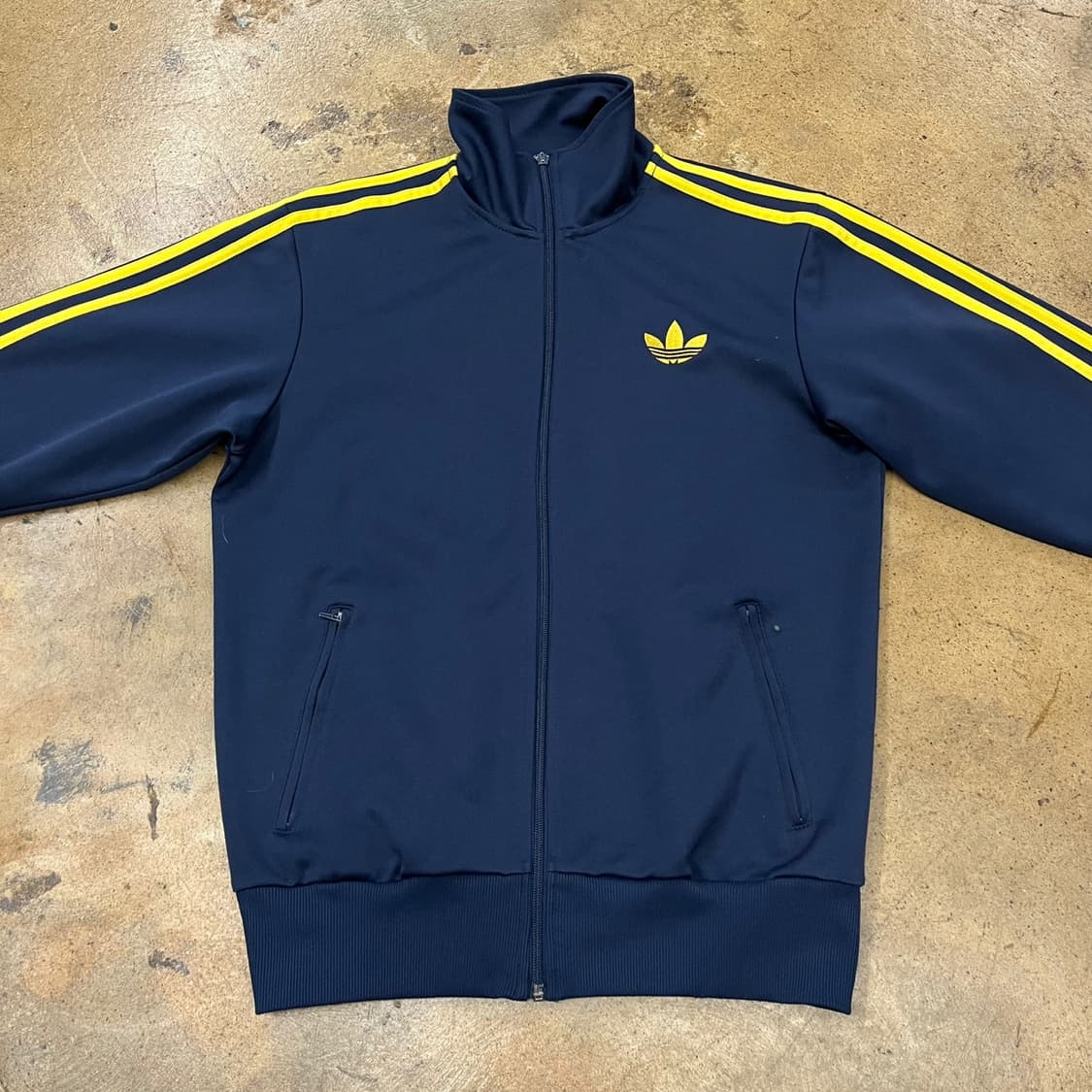 [정품/95] 아디다스 네이비 옐로우 트랙탑 져지 b15 상품이미지3