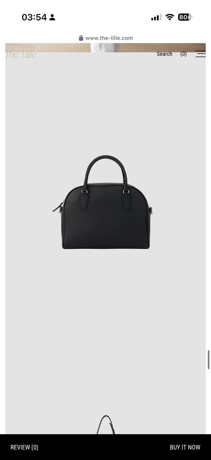 더릴 Strap Boston Bag_Black 상품이미지3