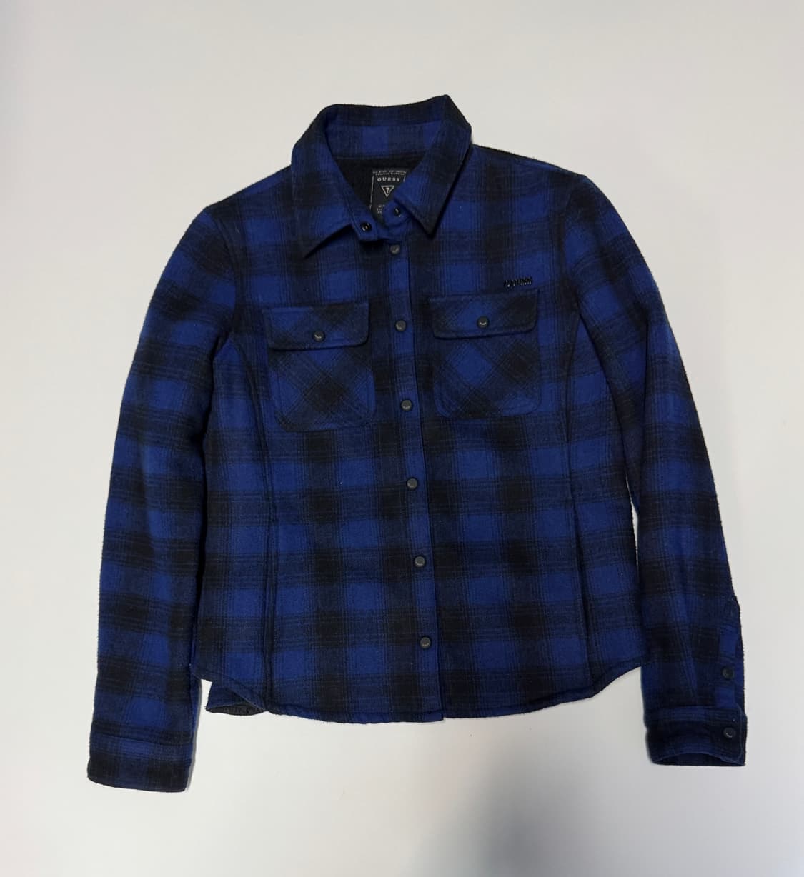 여성 게스 guess 양털 내피 타단체크 셔츠 자켓 상품이미지1