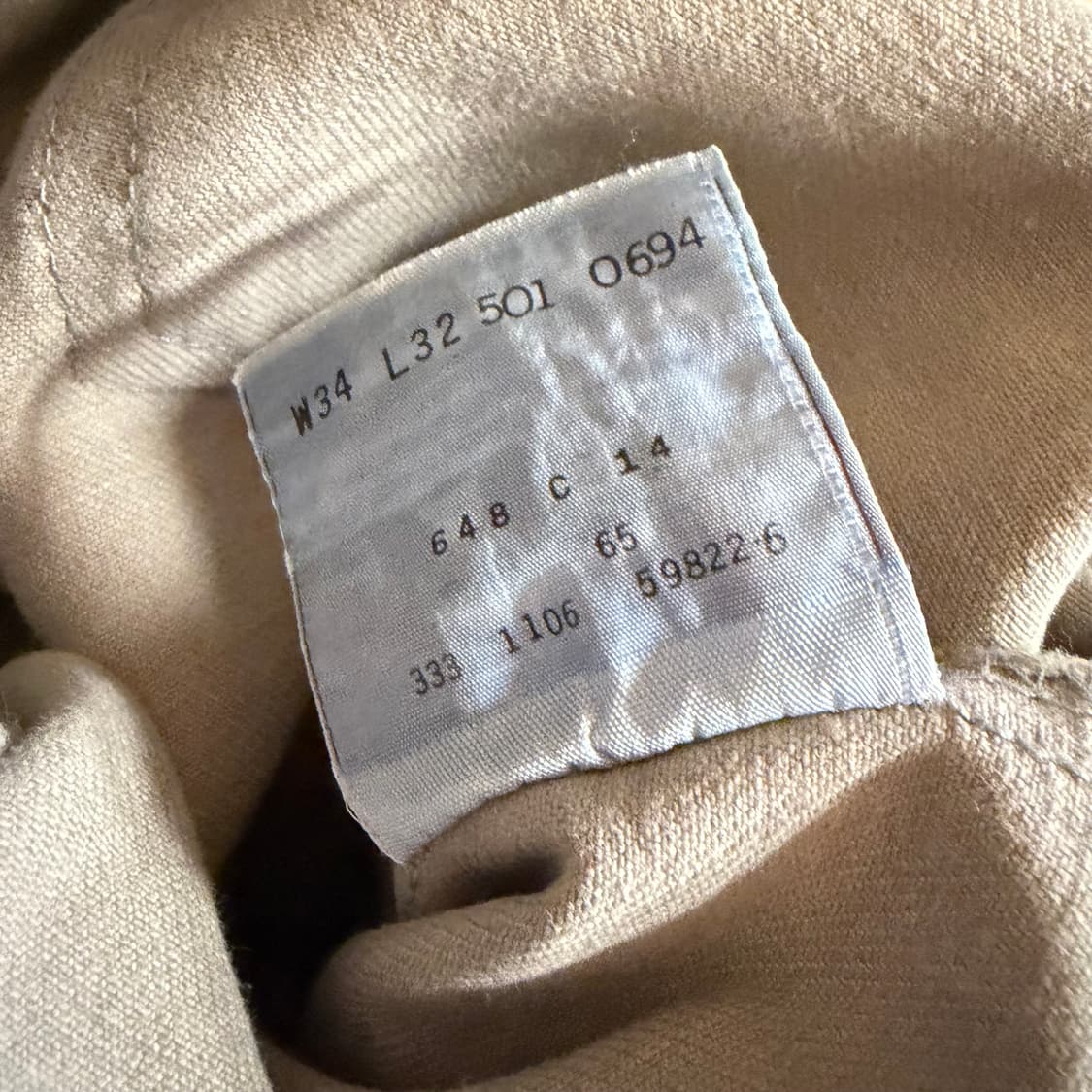 levi’s 00’s 라이트 그레이 워싱 데님팬츠 상품이미지3