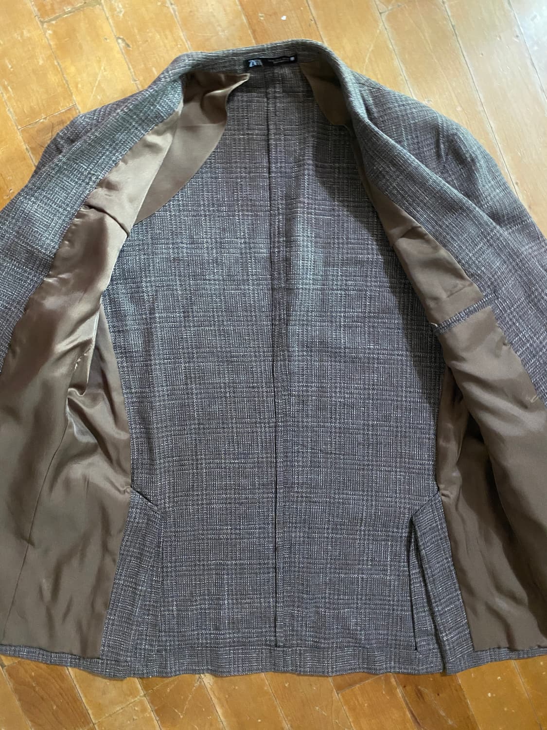 ZARA 여름 체크 자켓 L  (105) 상품이미지4
