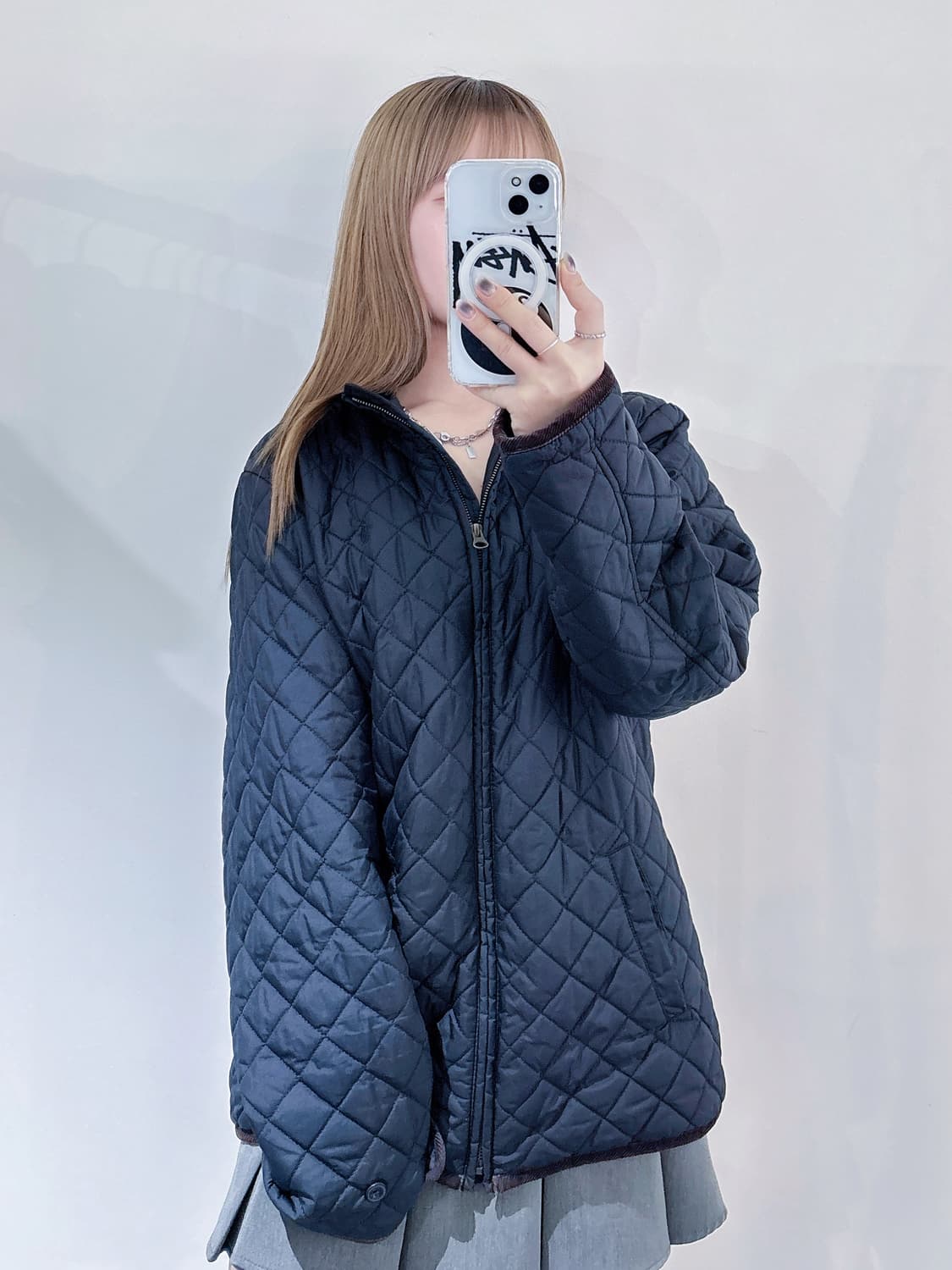 폴로랄프로렌 네이비 포니 퀄팅 자켓 상품이미지2