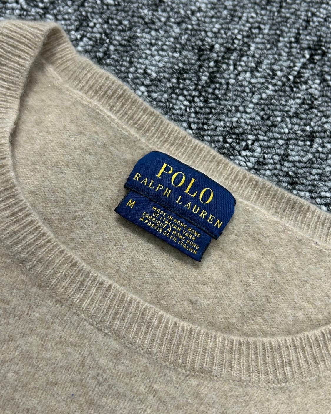 폴로 랄프로렌 오트밀 메리노 울 니트  상품이미지7