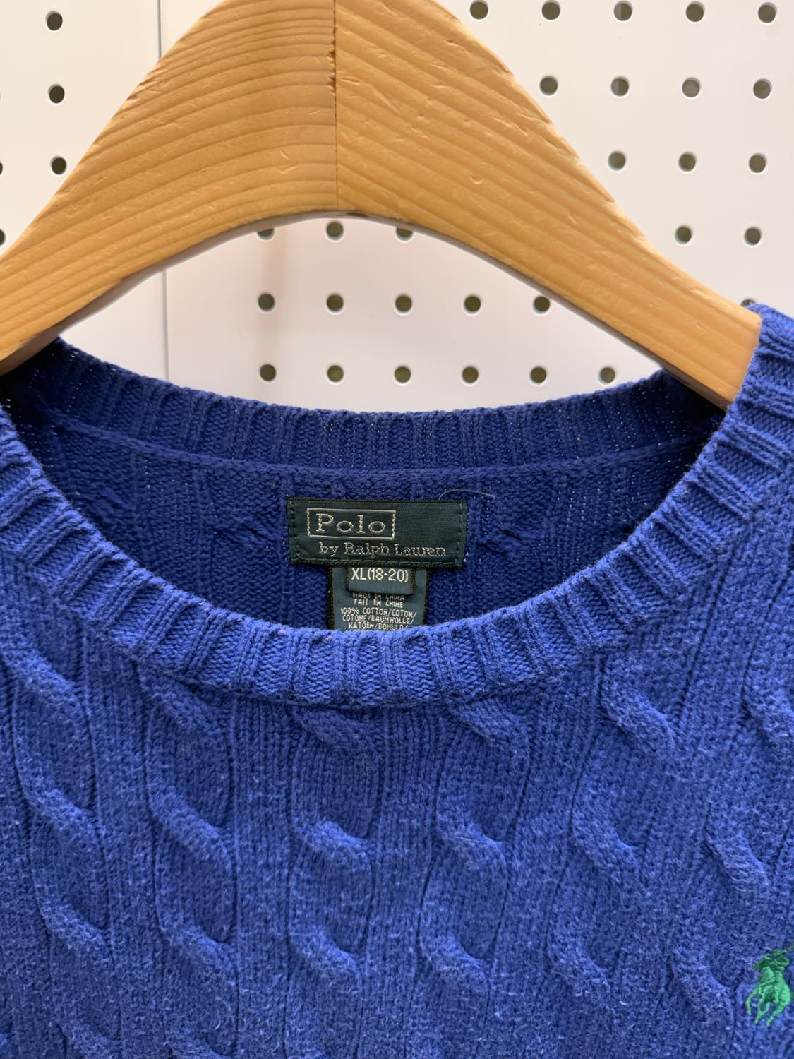 폴로 랄프 로렌 케이블 니트 스웨터 U538 상품이미지4