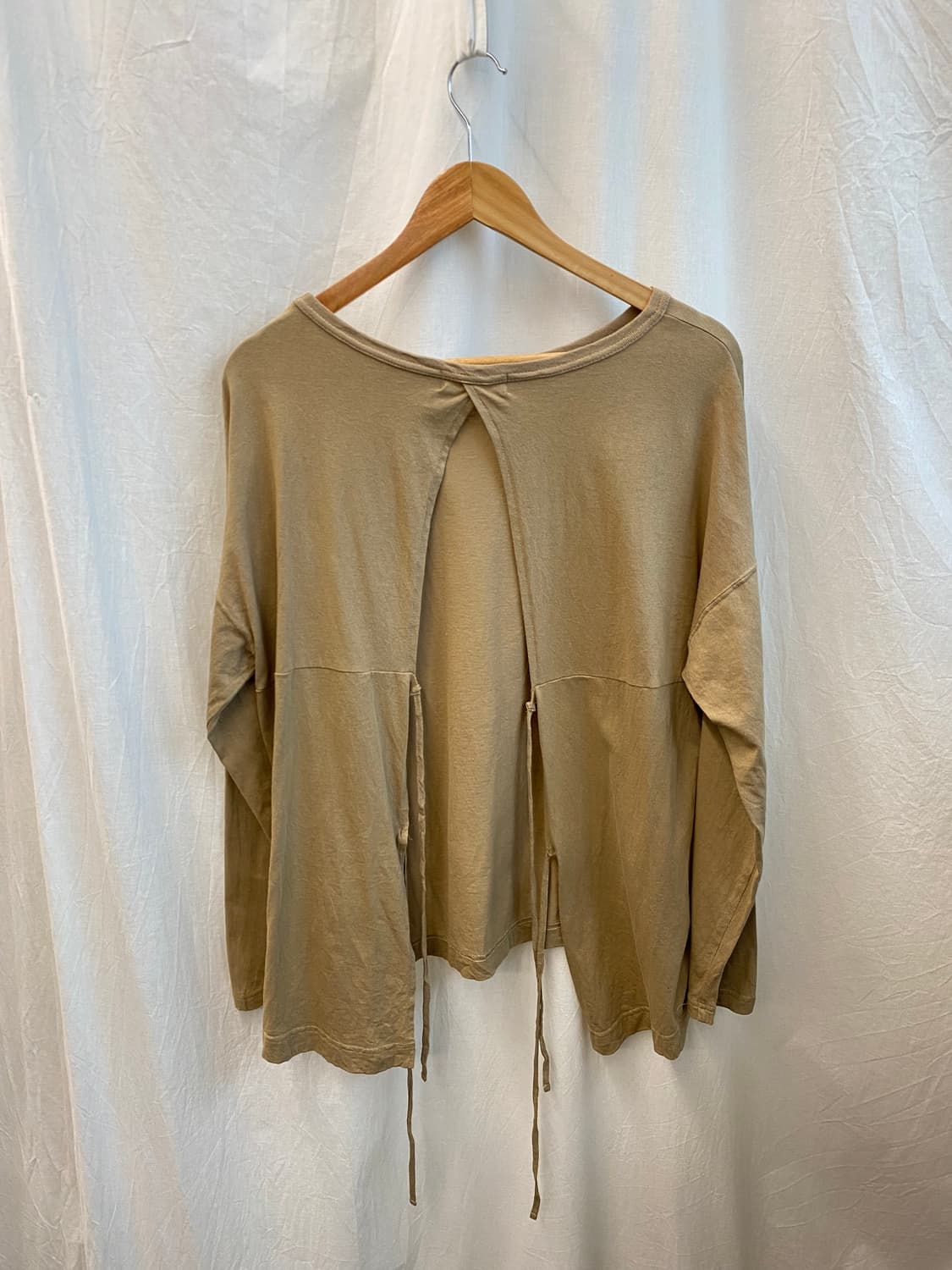 GREEN LABEL RELAXING 브라운 백스트랩 면티셔츠(F) 상품이미지2