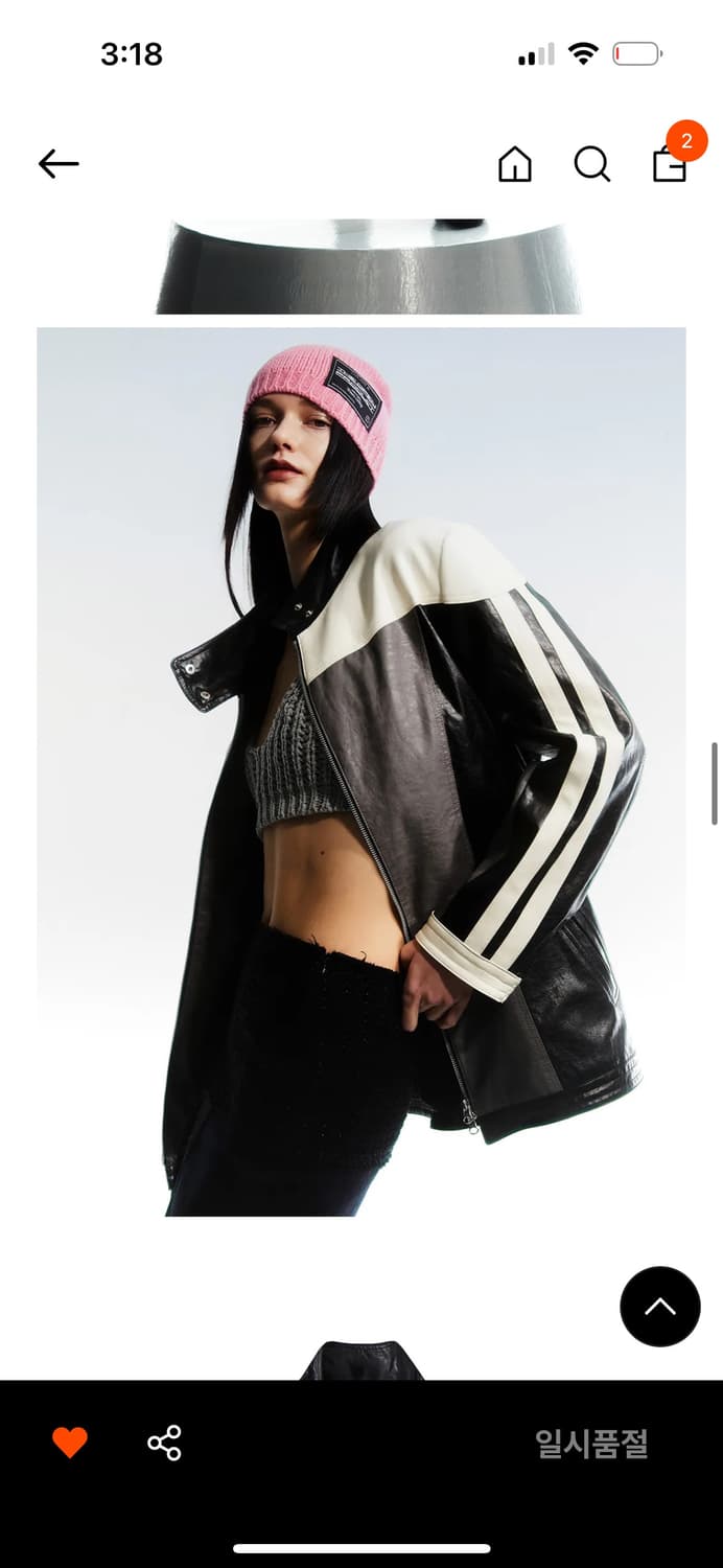 오픈와이와이 biker jacket 상품이미지2