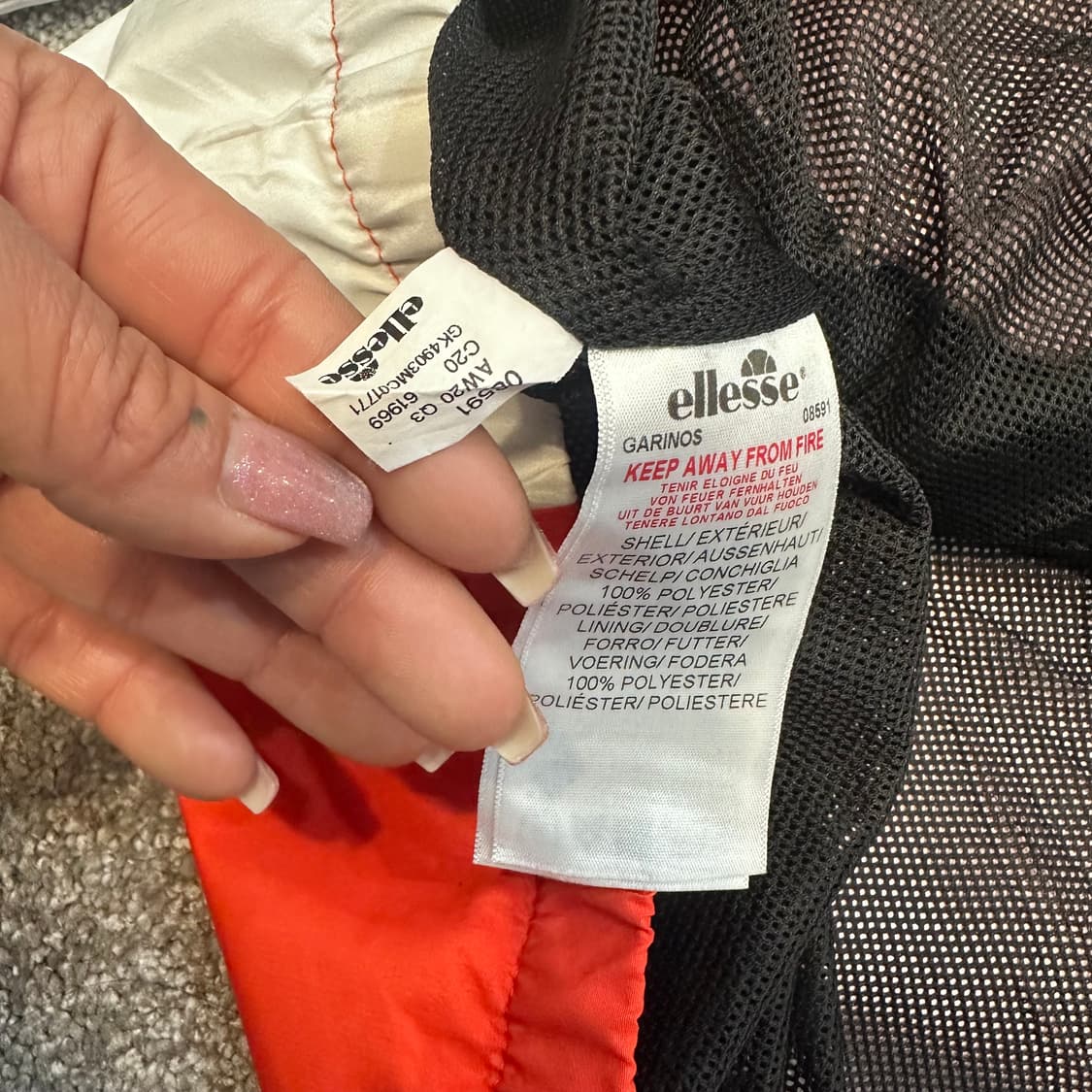 앨레쎄 올드스쿨 배색 아노락M 상품이미지4