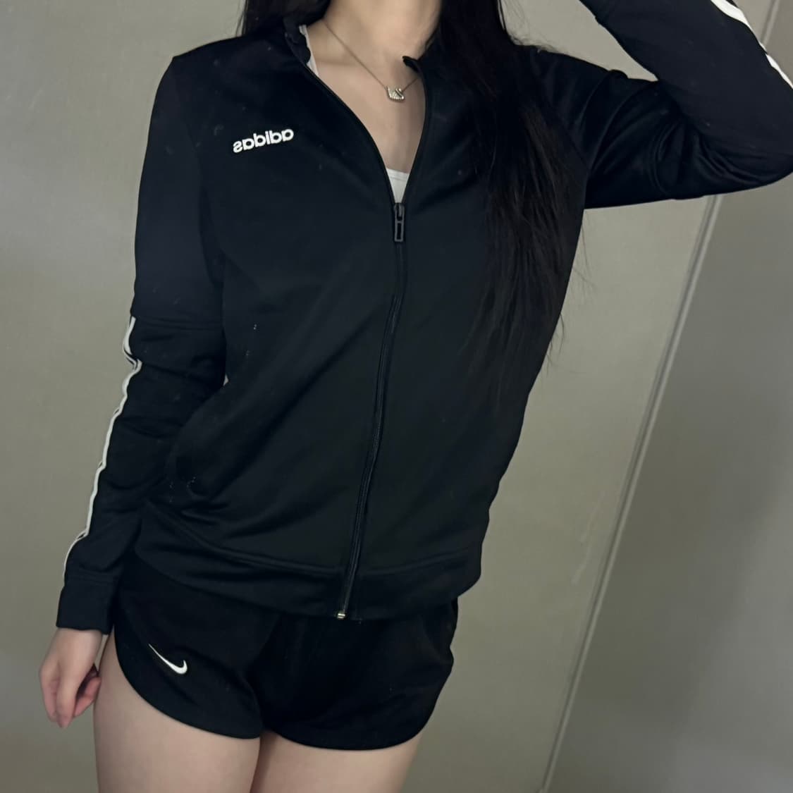 아디다스 영어로고 삼선 트랙탑 져지 상품이미지2