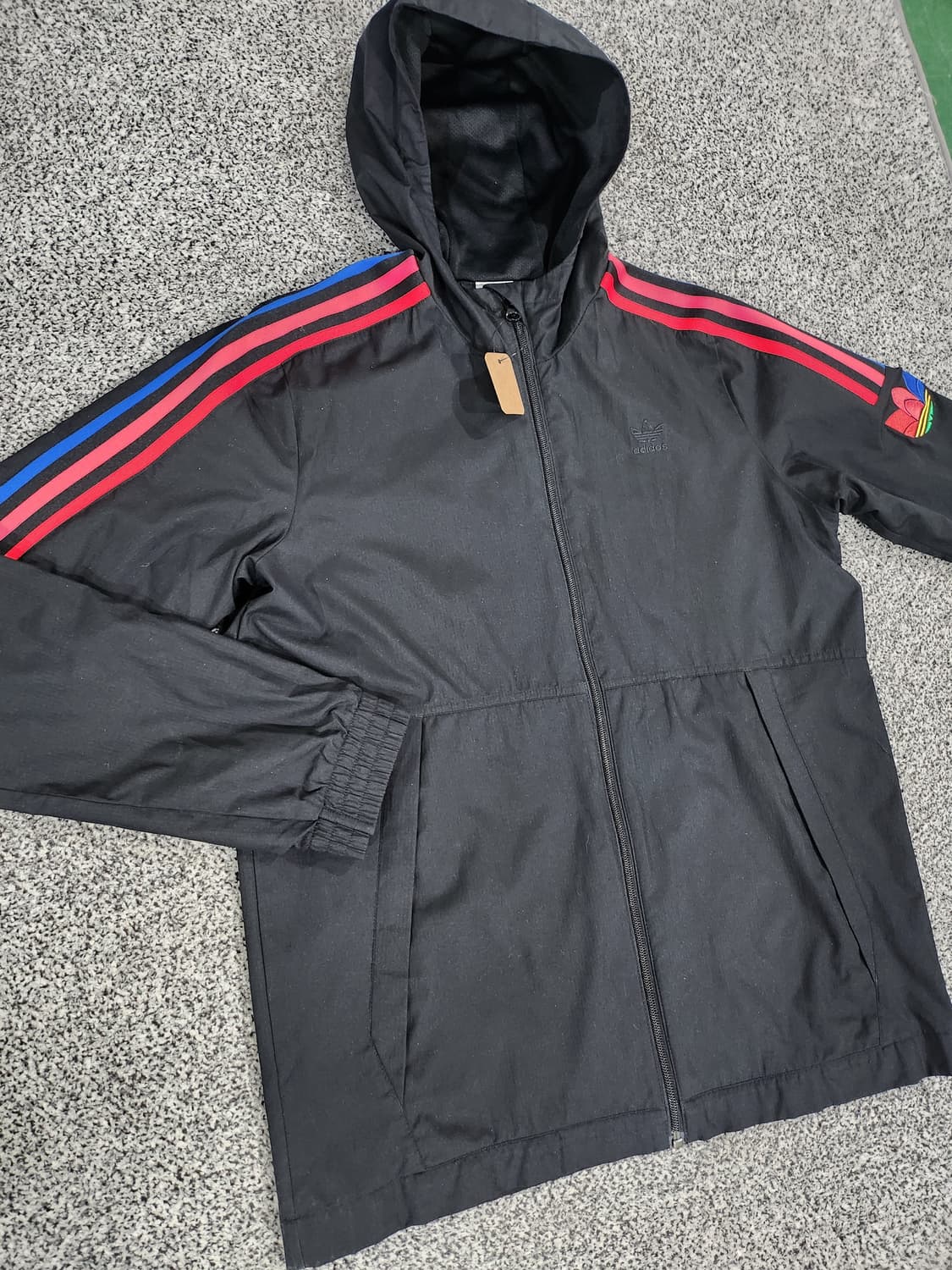 아디다스(Adidas) 멀티컬러 후드 집업 재킷(14-15세) 상품이미지2