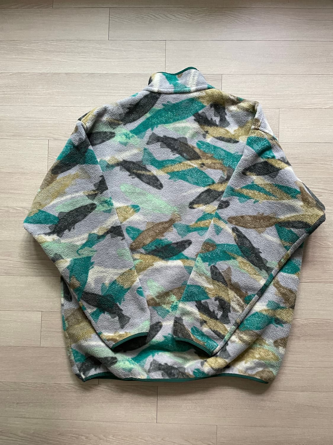 파타고니아 신칠라 연어떼 송어 패턴 rare patagonia 상품이미지2