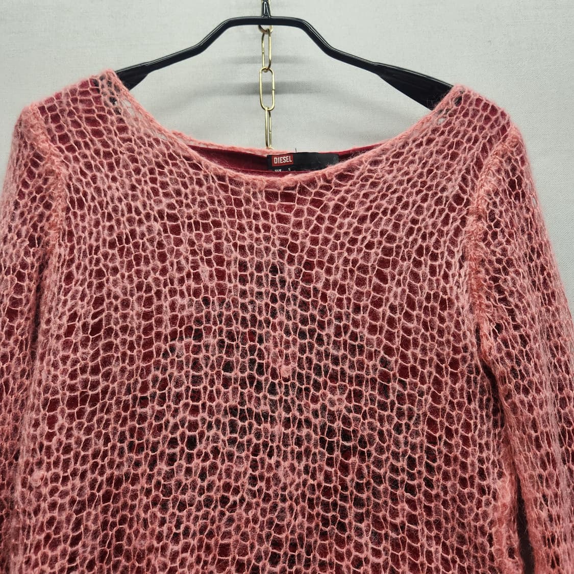디젤 Y2K 디자인 빈티지 모헤어 니트 S(S) 상품이미지2