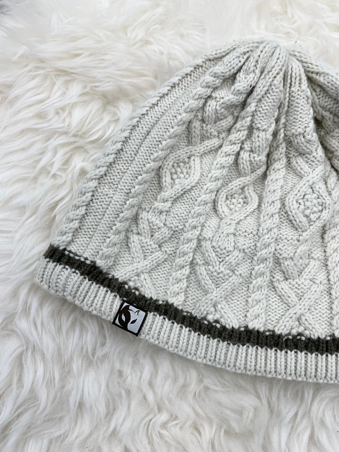 JPN 짜임 패치 비니 상품이미지5