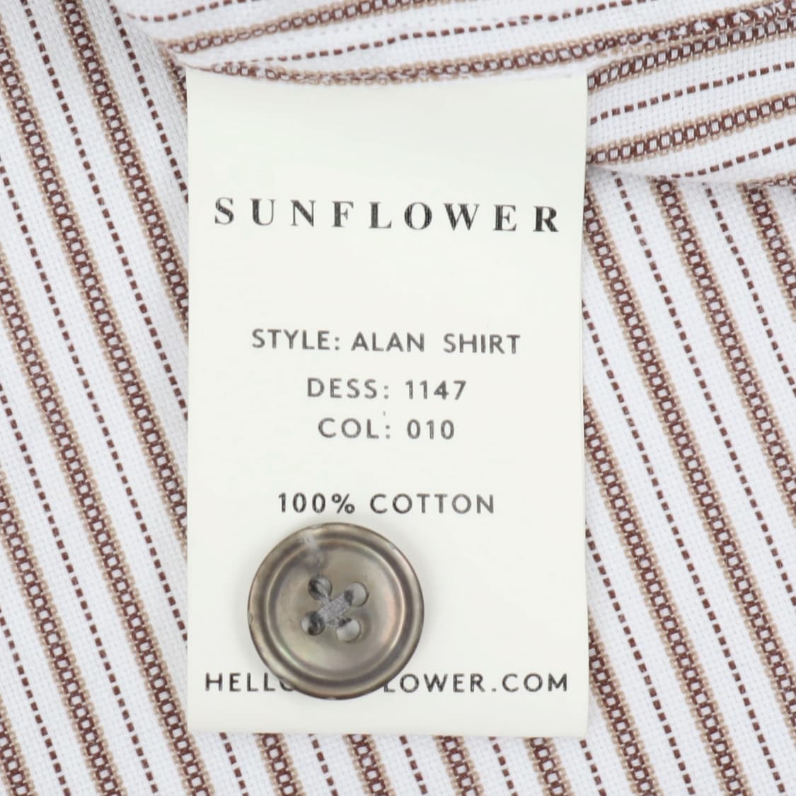 Sunflower 선플라워 스트라이프 알란 셔츠 상품이미지9