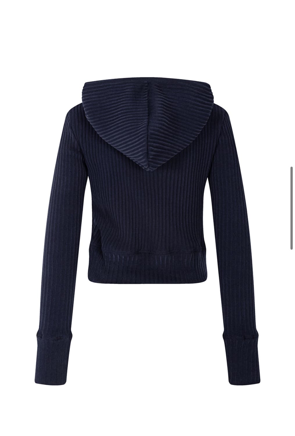 Deer Ribbed 크롭 후디 상품이미지3