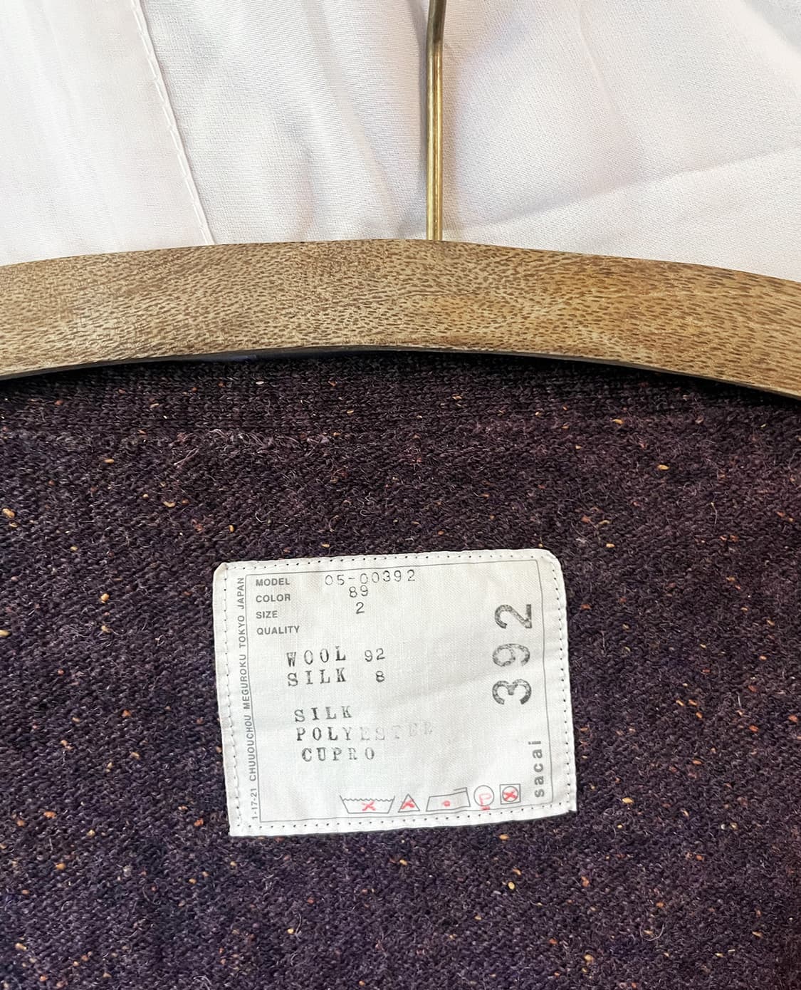 SACAI layered draped fabric detail cardi 상품이미지9