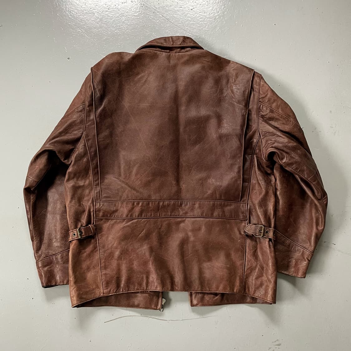 Cowhide Fade Motocycle Jacket 상품이미지5