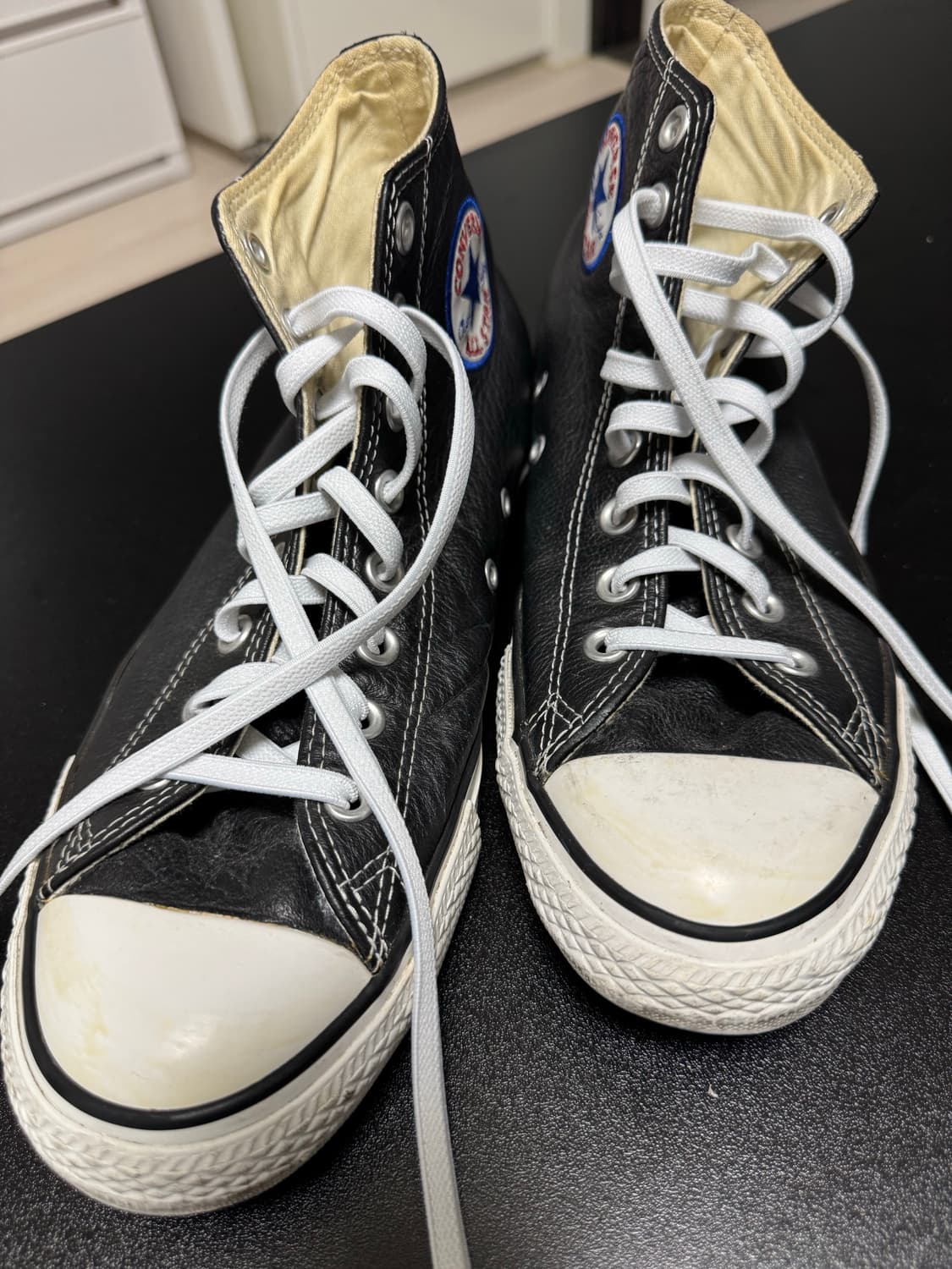 컨버스 올스타 하이  아이로봇 별주 가죽 스니커즈 270 상품이미지3